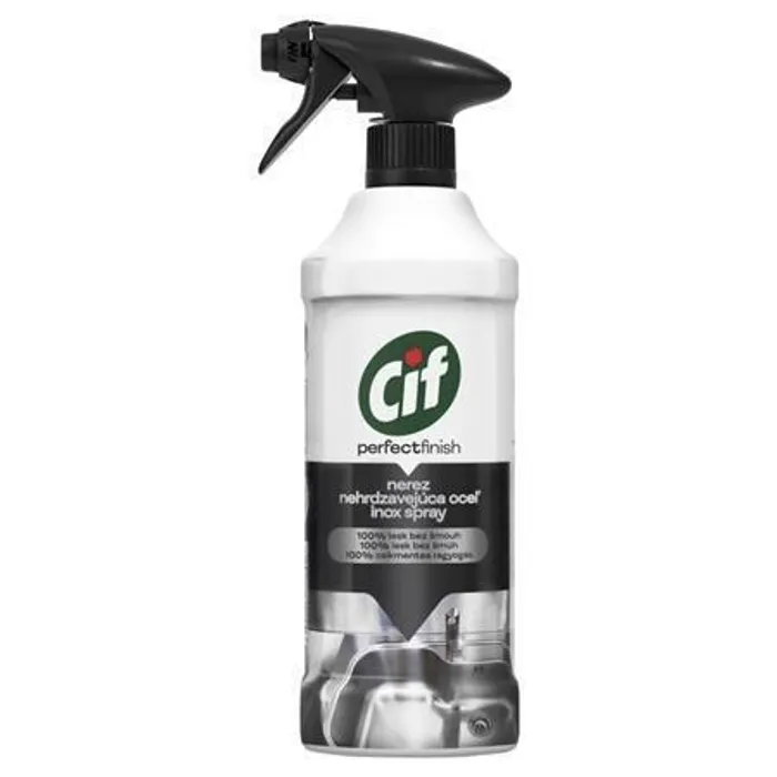 Hauptproduktbild Cif Perfect Finish Nerez čistící prostředek na rez a vodní kámen sprej 435 ml