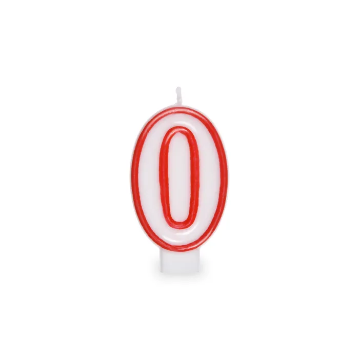 Hauptproduktbild Číslová svíčka "0" 75 mm [1 ks]