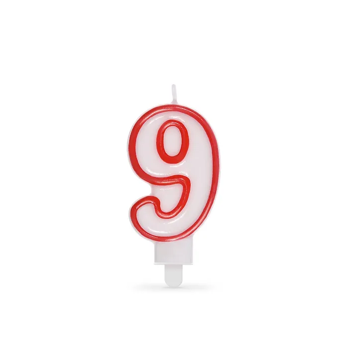 Hauptproduktbild Číslová svíčka "9" 75 mm [1 ks]