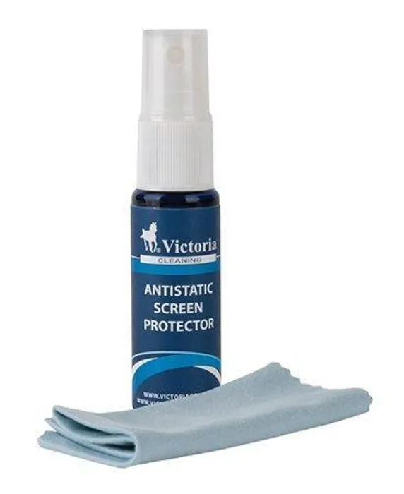 Hauptproduktbild Čistící sprej na dotykové obrazovky, 25 ml, ubrousek z mikrovlákna 17 x 15,5 cm, VICTORIA