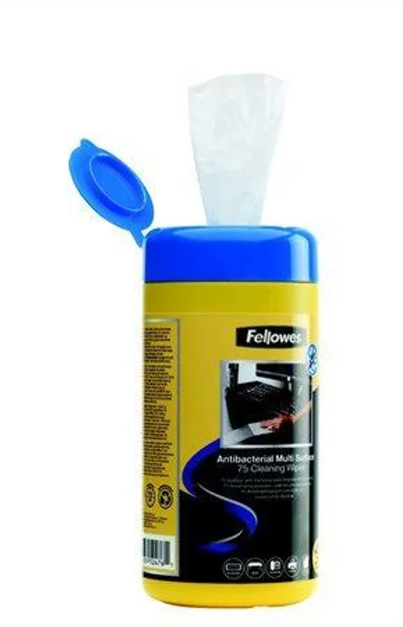 Hauptproduktbild Čistící ubrousky, FELLOWES "Virashield Multi Surface Cleaning Wipes", 75ks/bal.