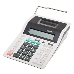 Citizen Taschenrechner CX32N, weiss-schwarz, 12-stellige Anzeige mit Druck, Zweifarbdruck