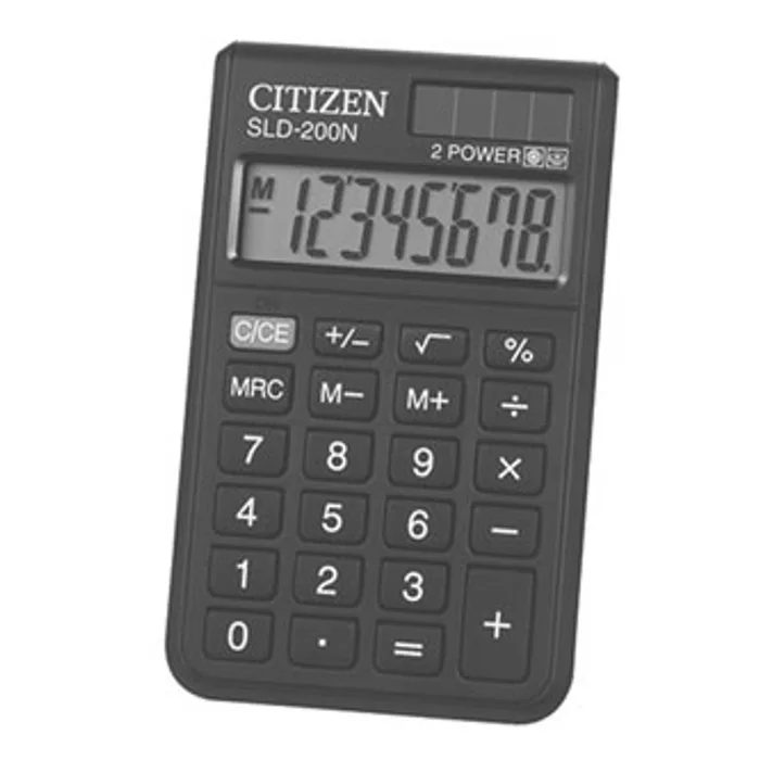 Hauptproduktbild Citizen Kalkulačka SLD200NR, černá, kapesní, osmimístná