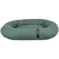 CityStyle Vital Bed HOME Edition, ortopedické oválné lůžko s okrajem, tmavozelená115 x 90