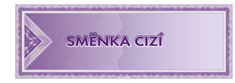 Hauptproduktbild Cizí směnka Zaplaťte 1113
