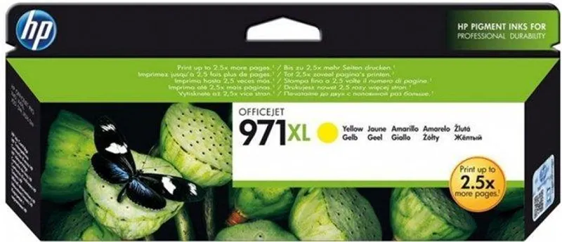Hauptproduktbild CN628AE Inkjet cart.pro "OfficeJet Pro X 451, 476, 551, 576" tiskárny, HP 971xl Žlutá 6,6k