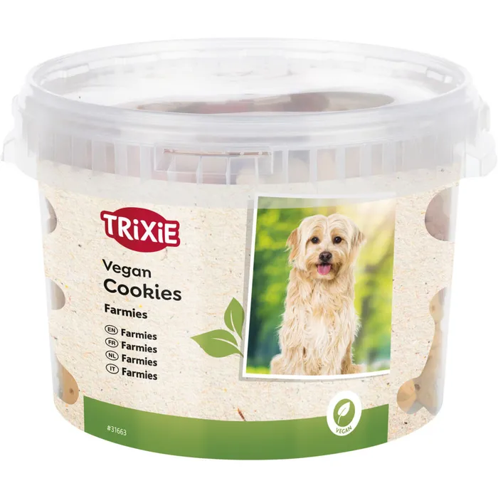Hauptproduktbild Cookie Snack Farmies v plastovém kyblíku 1300g