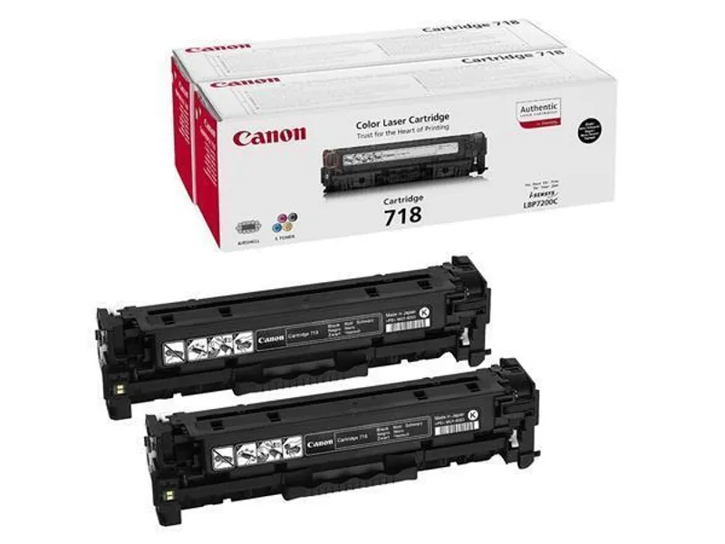 Hauptproduktbild CRG-718B toner do laserových tiskáren i-SENSYS LBP 7200CDN, MF 8330, černá, 2*3,4k, CANON