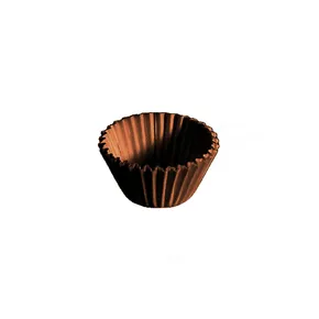 Gebäckförmchen braun Ø 24 x 18 mm [1000 Stück]