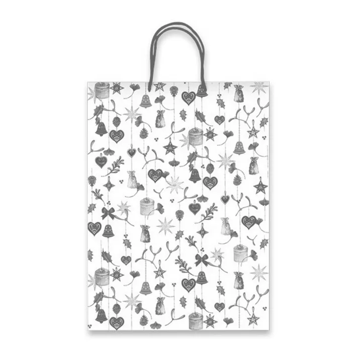 Hauptproduktbild Dárková papírová taška Christmas Decorations různé rozměry 300 x 120 x 400 mm