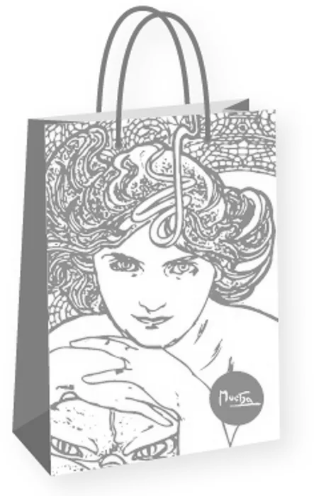 Hauptproduktbild Dárková taška Alfons Mucha – Emerald, Fresh Colletion, střední