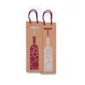 Bottiglia Kraft Geschenktüte 120 x 90 x 370 mm