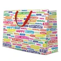 Geschenktasche horizontal - Birthday Wishes 33,5x13x26,5 cm