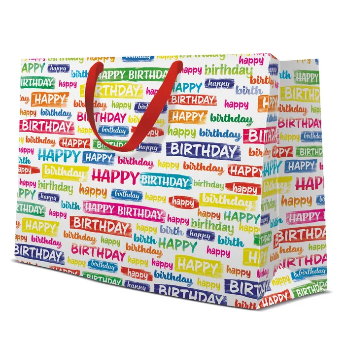 Hauptproduktbild Dárková taška horizontal - Birthday Wishes 33,5x13x26,5 cm