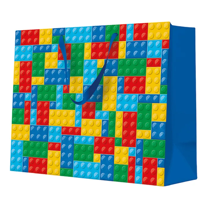 Hauptproduktbild Dárková taška horizontal - Colorful Bricks 33,5x13x26,5 cm
