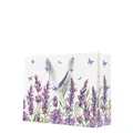 Geschenktasche horizontal - LAVENDER BUTTERFLY 33,5x13x26,5 cm