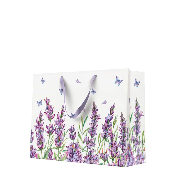 Hauptproduktbild Dárková taška horizontal - LAVENDER BUTTERFLY 33,5x13x26,5 cm