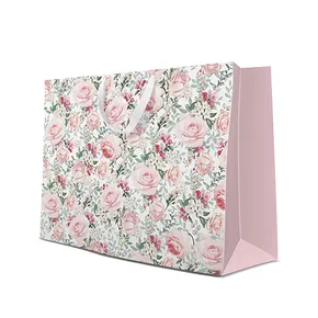 Geschenktasche maxi groß - Gorgeous Roses 54x16x44 cm