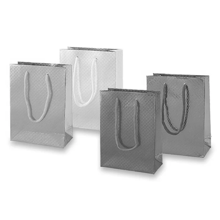 Hauptproduktbild Dárková taška metalická 125 x 170 x 60 mm, mix barev