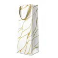 Geschenktasche für Flasche - Fluid Waves 12x10x37 cm