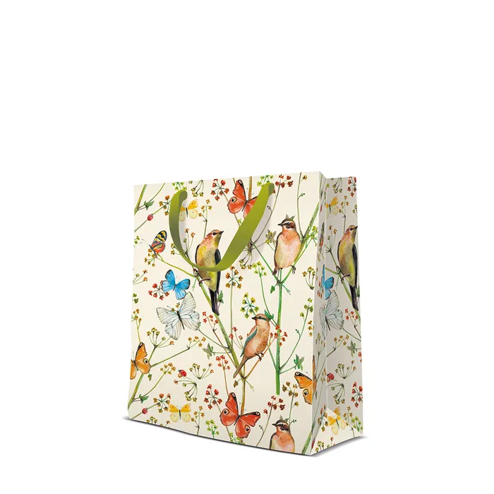 Hauptproduktbild Dárková taška středně velká - Birds and Butterflies 20x10x25 cm