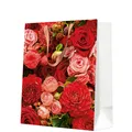 Geschenktasche mittel - Red Bouquet 20x10x25 cm