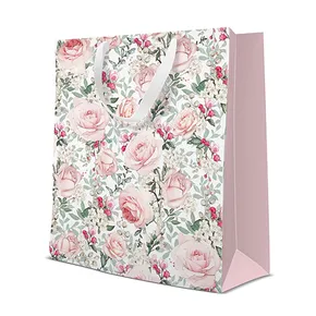 Geschenktasche groß - Gorgeous Roses 26,5x13x33,5 cm