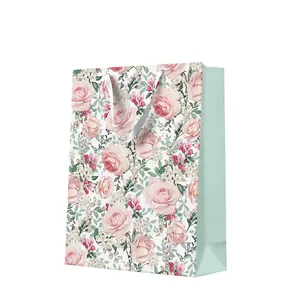 Geschenktüte - Wunderschöne Rosen, groß 30x41x12 cm