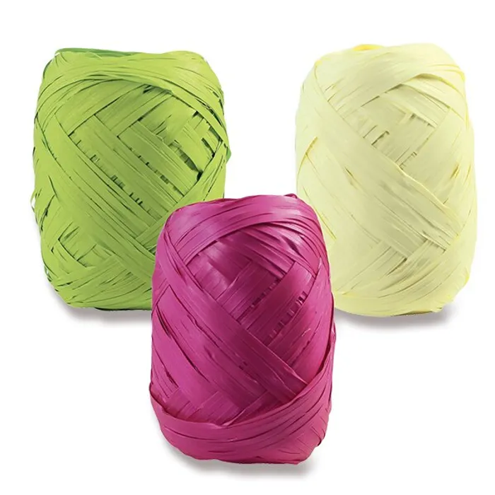 Hauptproduktbild Dárkový provázek Clairefontaine Raffia pastelový, mix barev