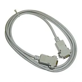 Datenkabel seriell RS-232, 9 pin M- 9 pin F, 2m, verlängerbar, grau, Logo, Blister