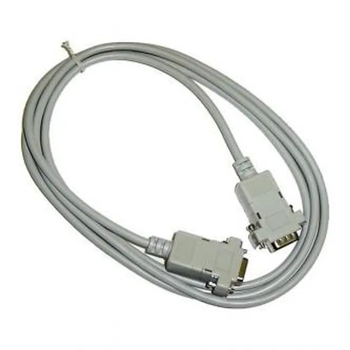 Hauptproduktbild Datový kabel sériový RS-232, 9 pin M- 9 pin F, 2m, prodlužovací, šedý, Logo, blistr