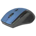 Defender Maus Accura MM-365, 1600DPI, 2.4 [GHz], optisch, 6Tas., schnurlos, schwarz-blau, 2 Stk AAA, Nano-Empfänger