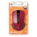 Defender Maus Accura MM-935, 1600DPI, 2.4 [GHz], optisch, 4Tas., schnurlos, rot, 2 Stk AAA, Nano-Empfänger, Reichweite 10m