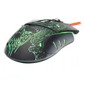Weiteres Produktbild Defender Maus Alfa GM-703L, 3200DPI, optisch, 6Tas., USB verdrahtet, schwarz, Game, unterbeleuchtet
