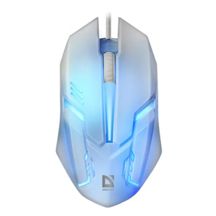Hauptproduktbild Defender Myš Cyber MB-560L, 1200DPI, optická, 3tl., 1 kolečko, drátová USB, bílá, herní,