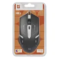 Weiteres Produktbild Defender Maus Hit MB-601, 1200DPI, optisch, 4Tas., USB verdrahtet, schwarz, Game, unterbeleuchtet