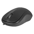 Defender Maus Patch MS-759, 1000DPI, optisch, 3Tas., USB verdrahtet, schwarz, fürs Büro, kompakt
