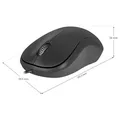 Defender Maus Patch MS-759, 1000DPI, optisch, 3Tas., USB verdrahtet, schwarz, fürs Büro, kompakt