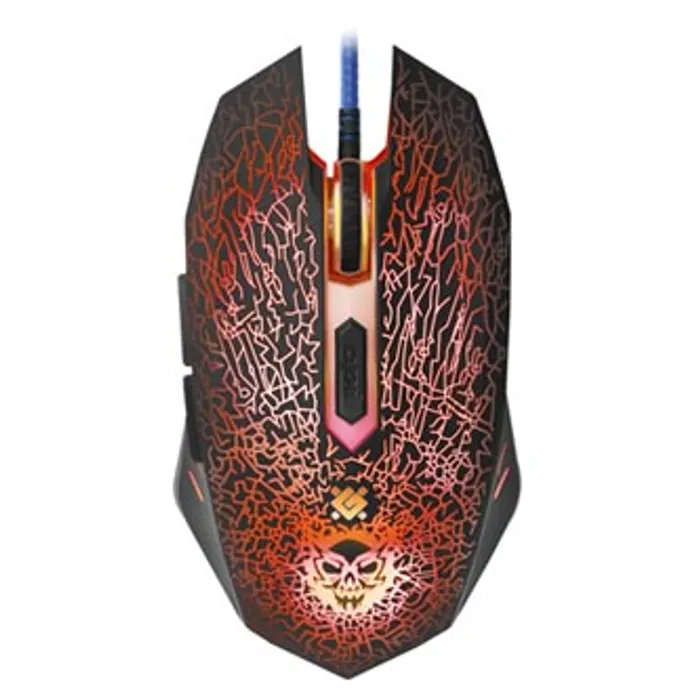 Hauptproduktbild Defender Myš Shock GM-110L, 3200DPI, optická, 6tl., 1 kolečko, drátová USB, černá, s hern