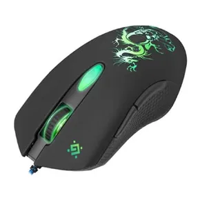 Defender Maus Sky Dragon GM-090L, 3200DPI, optisch, 6Tas., USB verdrahtet, schwarz, s herní podložkou, unterbeleuchtet