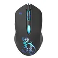 Defender Maus Sky Dragon GM-090L, 3200DPI, optisch, 6Tas., USB verdrahtet, schwarz, s herní podložkou, unterbeleuchtet