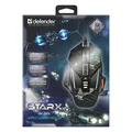 Weiteres Produktbild Defender Maus sTarx GM-390L, 3200DPI, optisch, 8Tas., USB verdrahtet, schwarz, gaming, austauschvare Gewichte, unterbeleuchtet