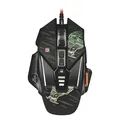 Defender Maus sTarx GM-390L, 3200DPI, optisch, 8Tas., USB verdrahtet, schwarz, gaming, austauschvare Gewichte, unterbeleuchtet
