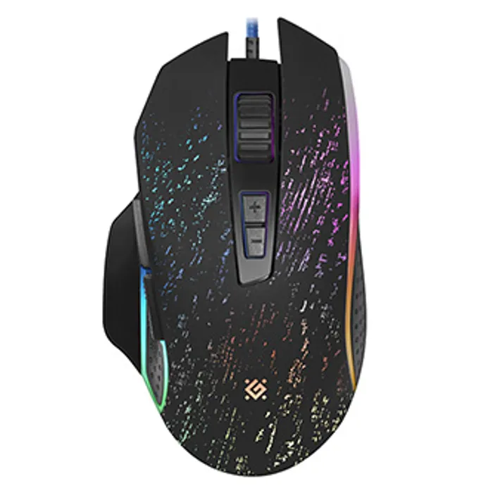 Hauptproduktbild Defender Myš Syberia GM-680L, 3200DPI, optická, 7tl., 1 kolečko, drátová USB, černá, hern