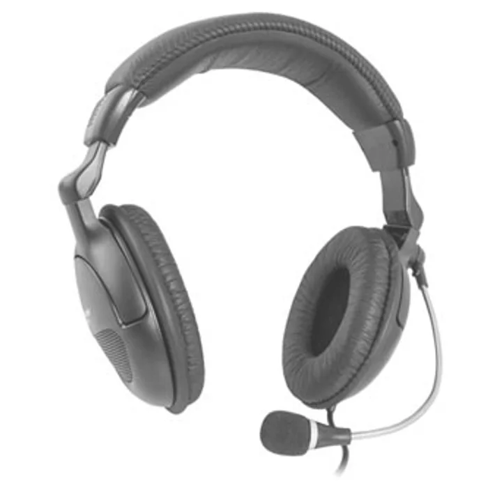Hauptproduktbild Defender Orpheus HN-898, sluchátka s mikrofonem, ovládání hlasitosti, černá, uzavřená, 2x