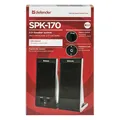 Defender Lautsprechers SPK-170, 2.0, 4W, schwarz, Lautstärkeregler, 200Hz~18kHz