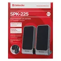 Defender Lautsprechers SPK-225, 2.0, 4W, grau, Lautstärkeregler, 200Hz~18kHz