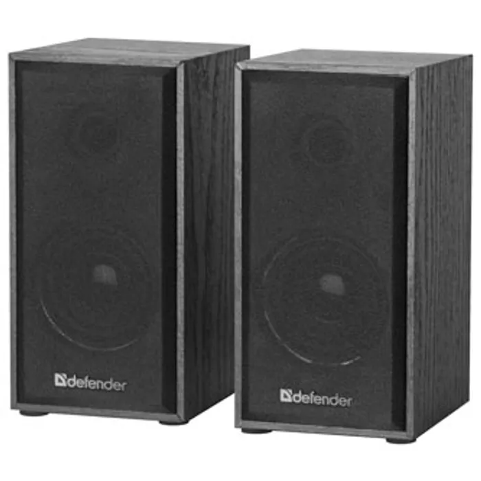 Hauptproduktbild Defender reproduktory SPK 240, 2.0, 2x3W, černé, regulace hlasitosti, dřevěné, 100Hz~18kH