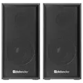 Defender Lautsprechers SPK 240, 2.0, 2x3W, schwarz, Lautstärkeregler, aus Holz, 100Hz~18kHz