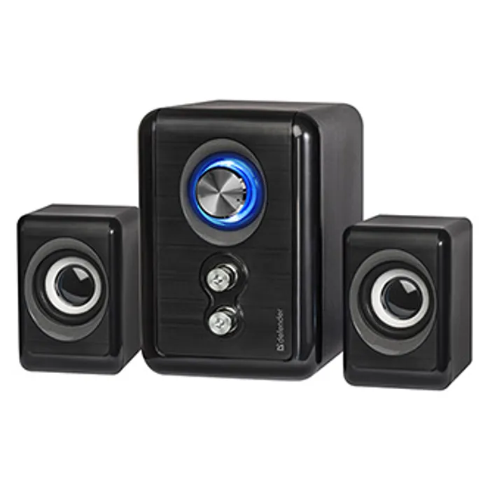 Hauptproduktbild Defender reproduktory V11, 2.1, 11W, černé, regulace hlasitosti, tlačítko napájení, nasta